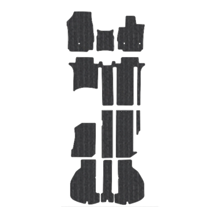 フロアマット トヨタ TOYOTA アルファードヴェルファイア 福祉車 30系 H27/1~R5/6 カーマット 抗菌 抗ウイルス 消臭 エコノミータイプ