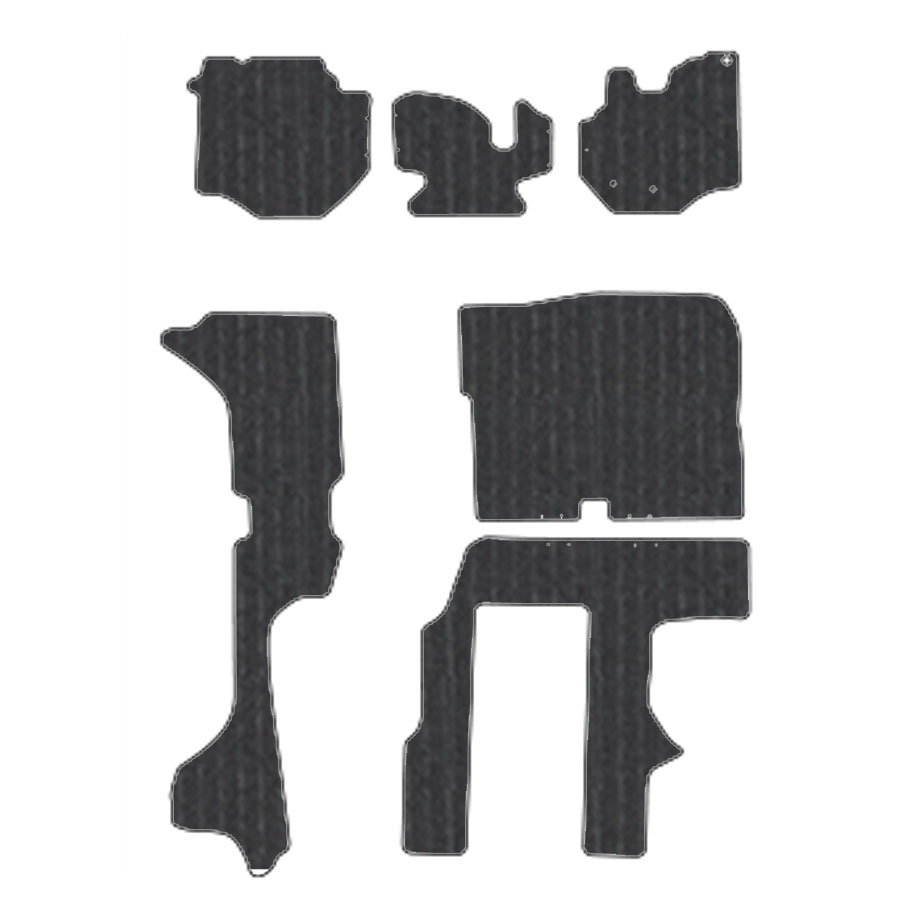 フロアマット トヨタTOYOTA ハイエース 福祉車 200系 H16/8~ カーマット 抗菌 消臭 エコノミータイプ