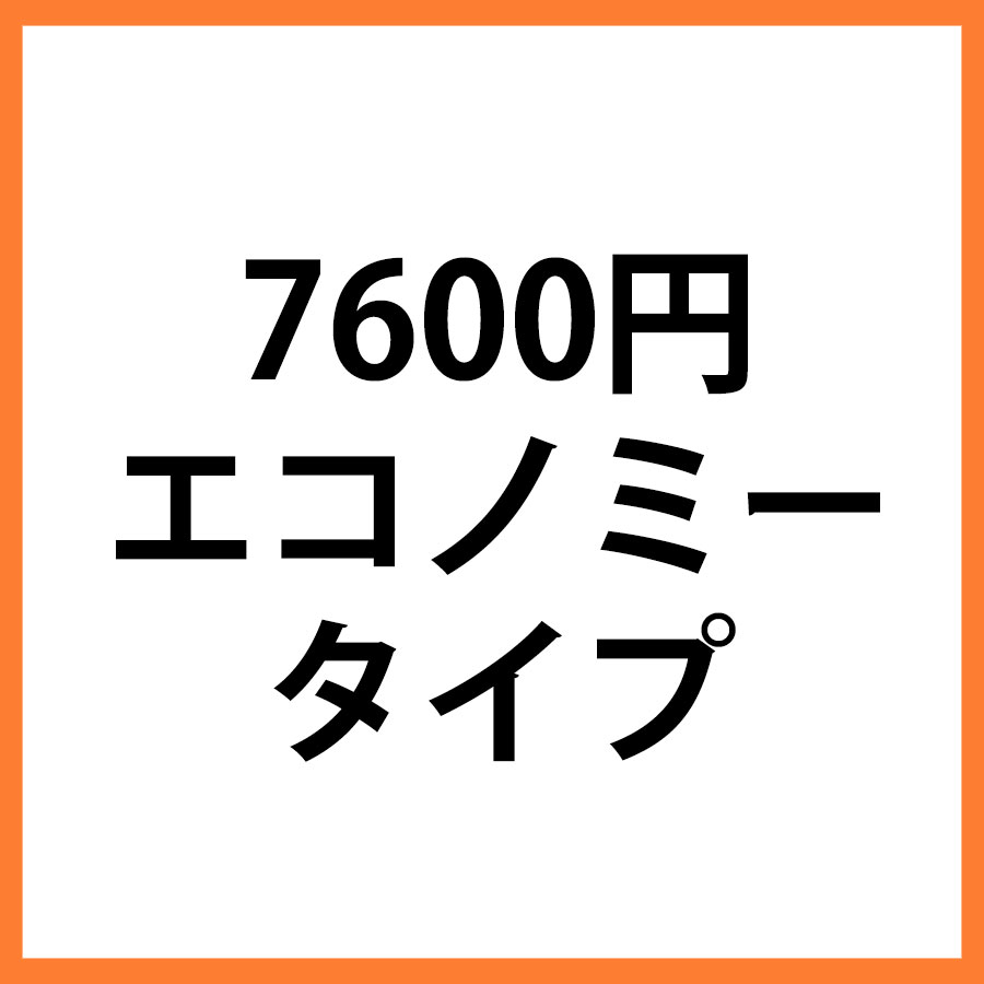 7600円商品　エコノミー